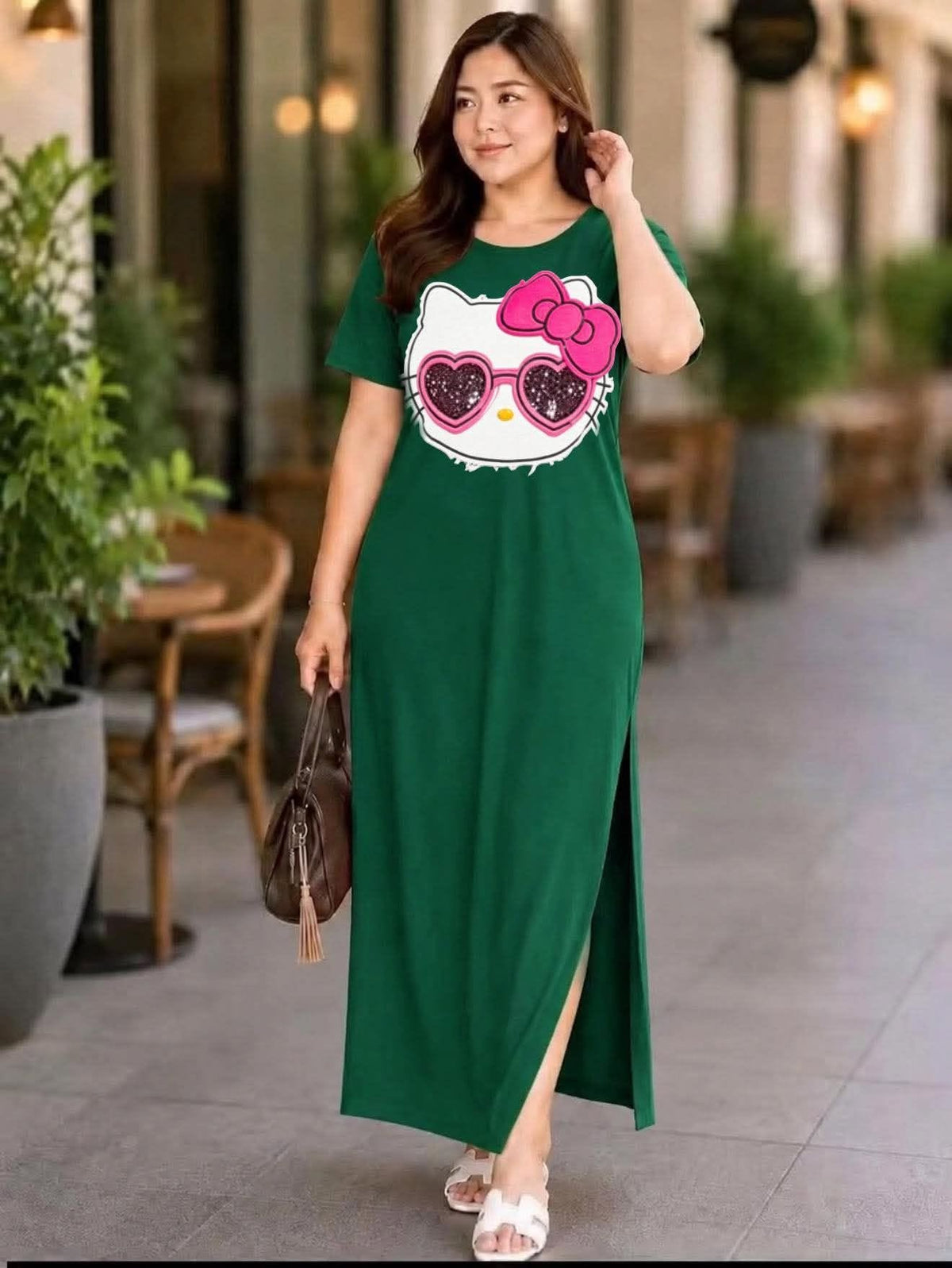 XDM-Serena Side Slit Maxi Plus Size