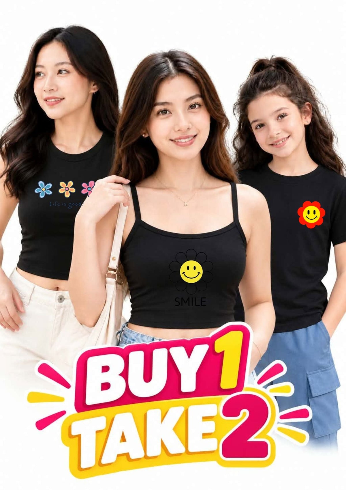 XDM-Cotton Spandex Basic Crop Top | Stretchable Fitted Sleeveless Top | Trendy Teen OOTD Casual Top | Buy 1 Take 2