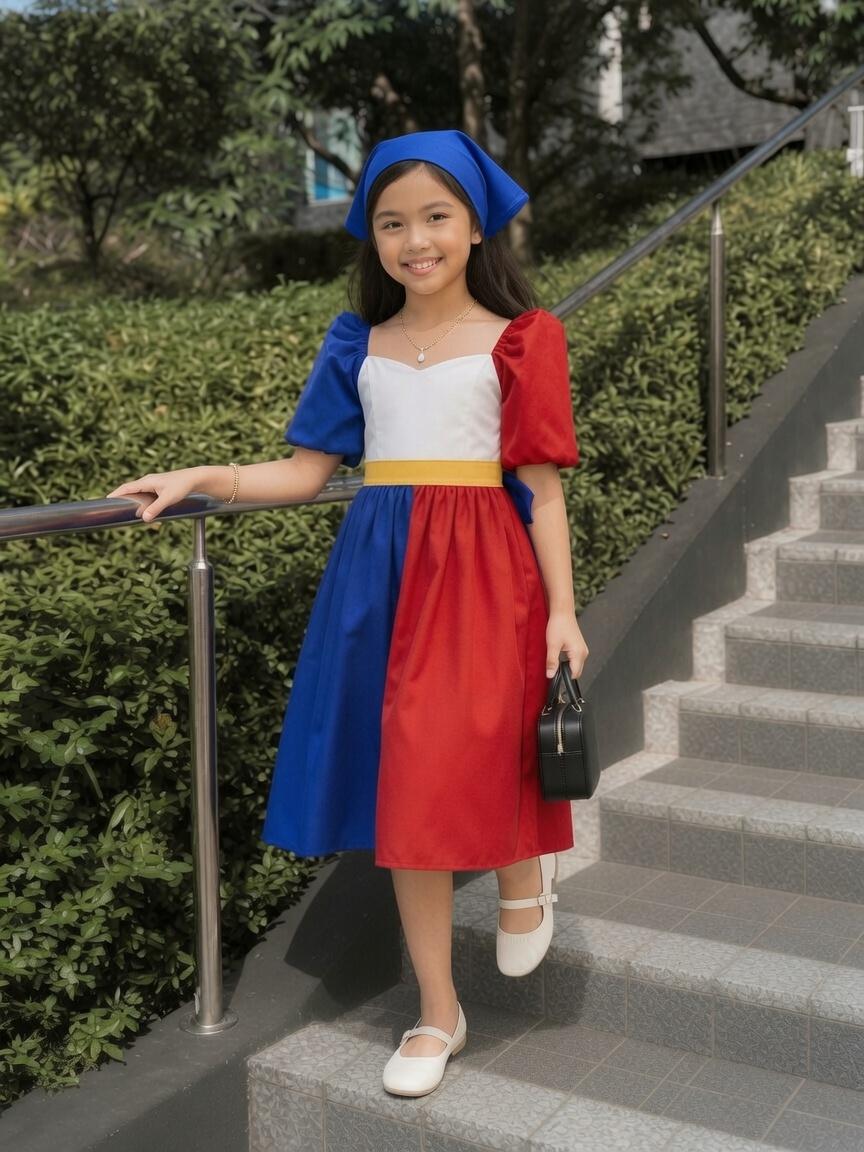 XDM Kids Filipiniana Dress & Matching Boys Filipino Coordinates | Premium Collection | Perfect for Buwan ng Wika, School Programs & Cultural Events