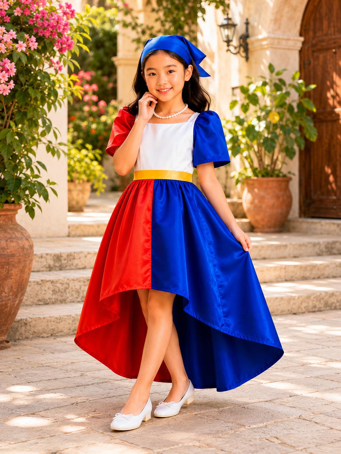 XDM Kids Filipiniana Dress & Matching Boys Filipino Coordinates | Premium Collection | Perfect for Buwan ng Wika, School Programs & Cultural Events