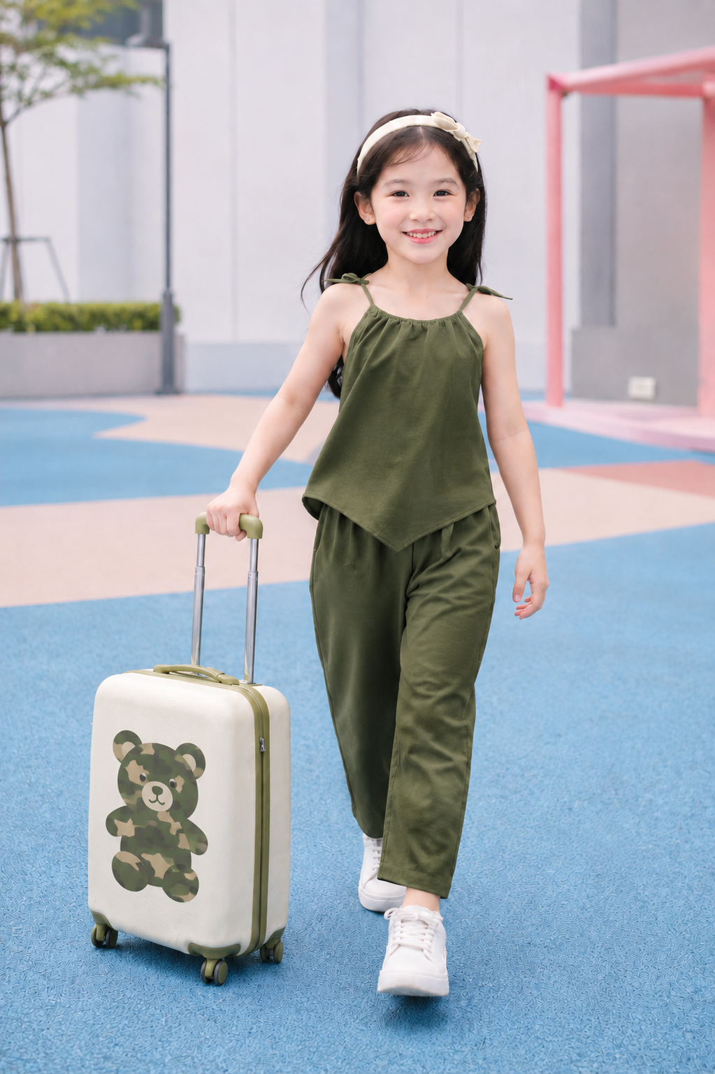 XDM - Best Seller Cotton Linen Terno Set for Kids