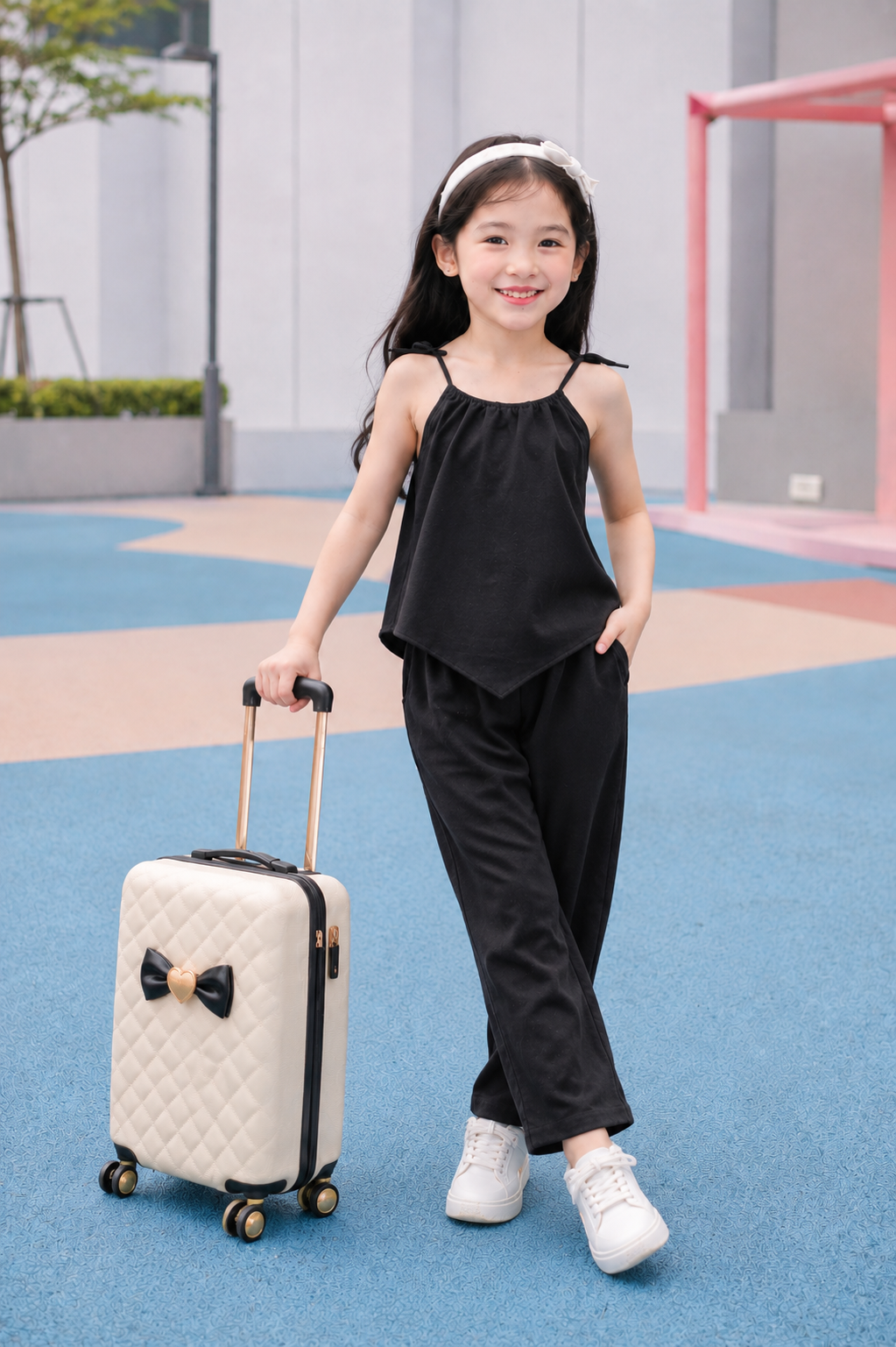 XDM - Best Seller Cotton Linen Terno Set for Kids