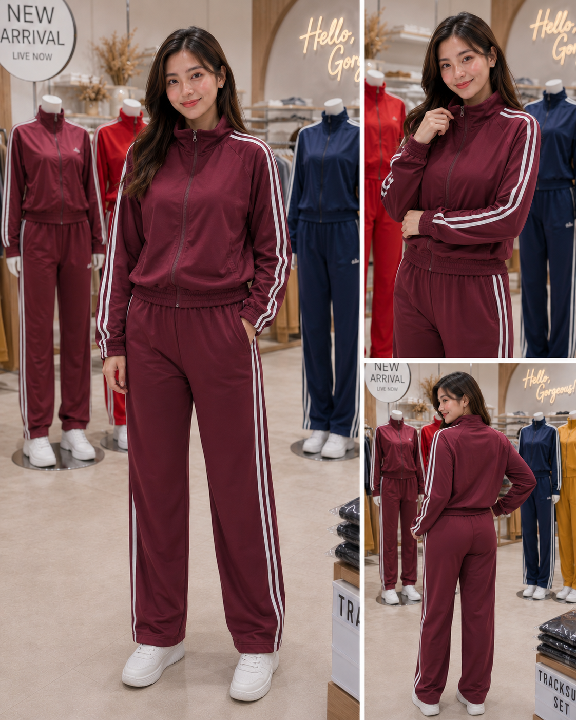 XDM-UNISEX Yonex Tracksuit Set | Premium Jacket + Pants Terno