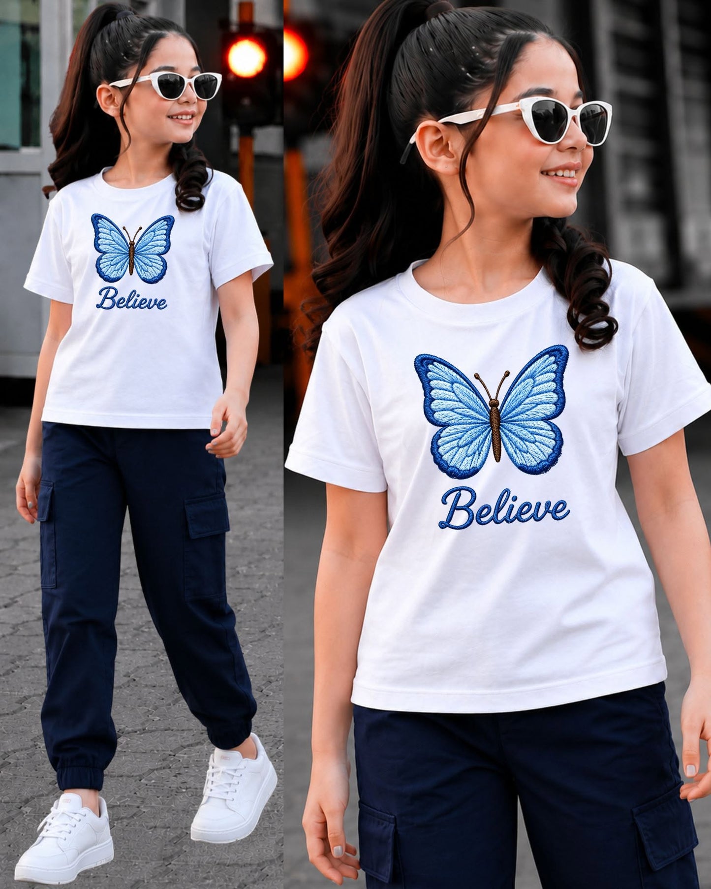XDM-Elijah Kids Premium Cotton Terno Set | Makapal Cotton Shirt + Woven Cargo Jogger Pants