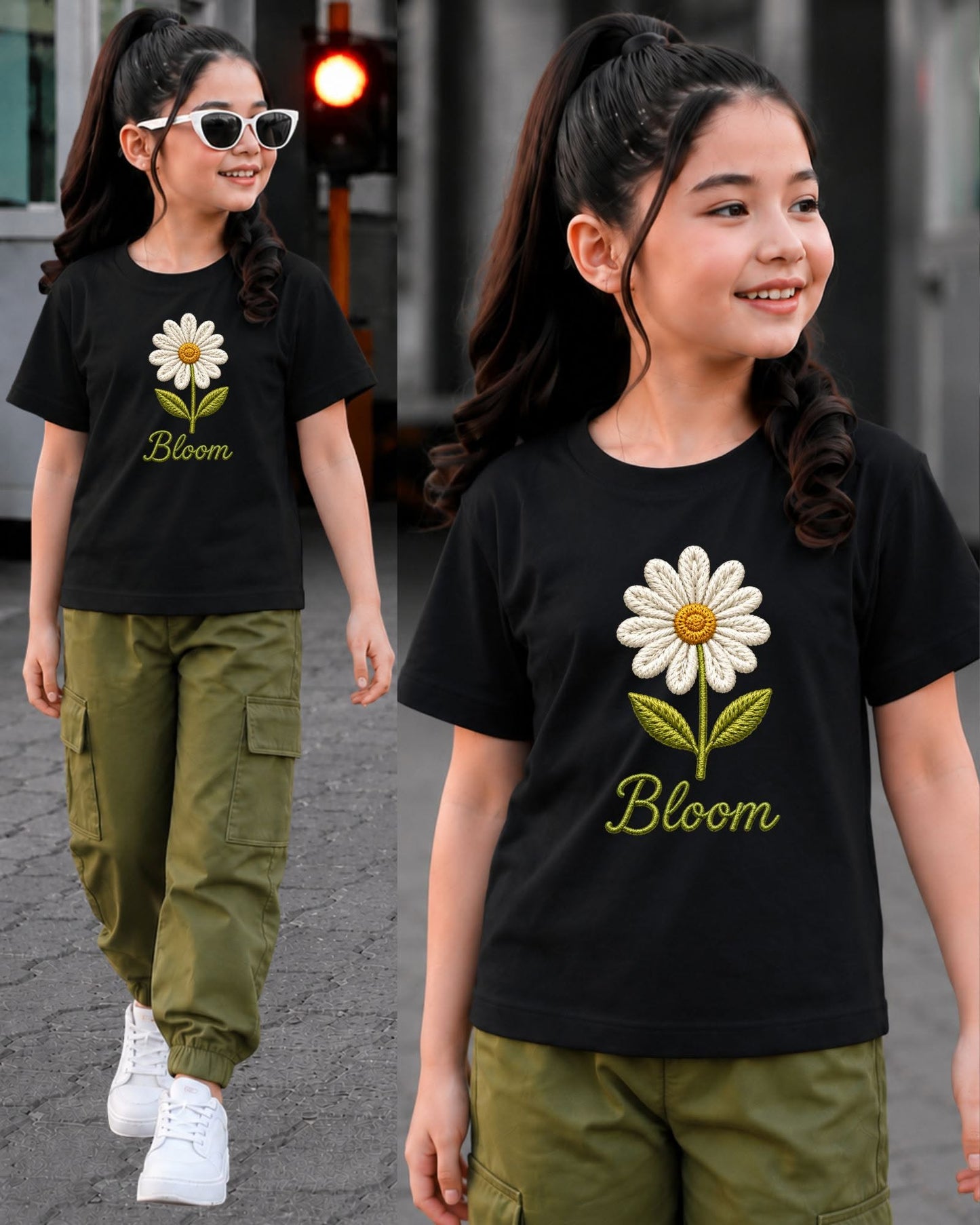 XDM-Elijah Kids Premium Cotton Terno Set | Makapal Cotton Shirt + Woven Cargo Jogger Pants