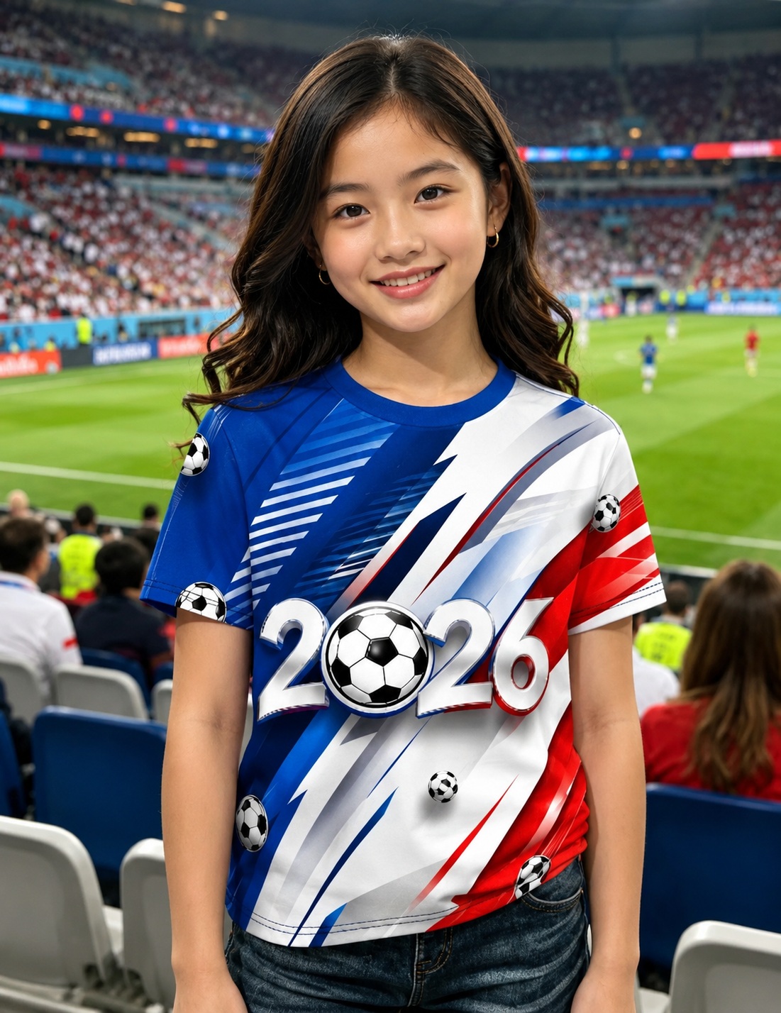 XDM-2026 Kids Soccer Jersey | Polydex Fabric |Football Fan Shirt | Soft, Lightweight & Breathable