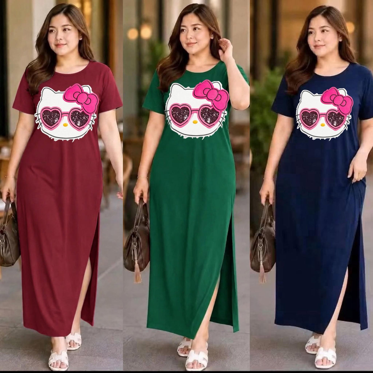 XDM-Serena Side Slit Maxi Plus Size