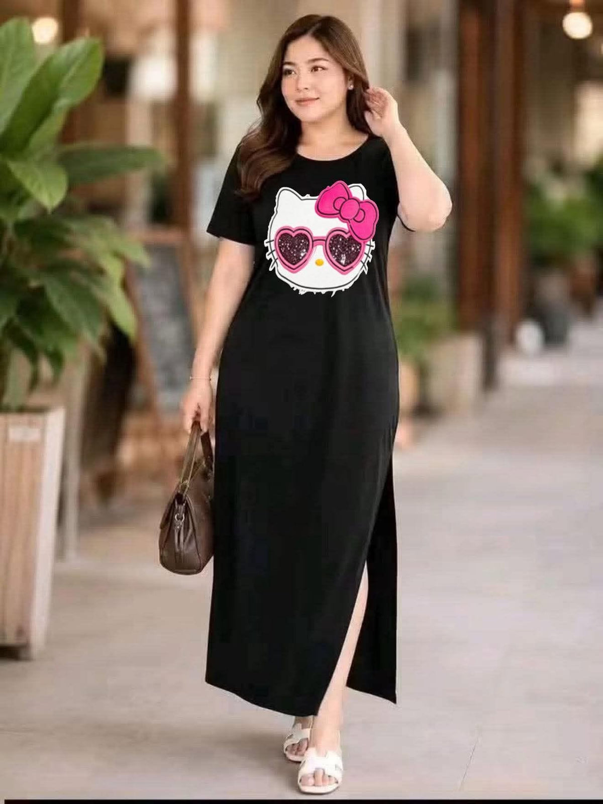 XDM-Serena Side Slit Maxi Plus Size
