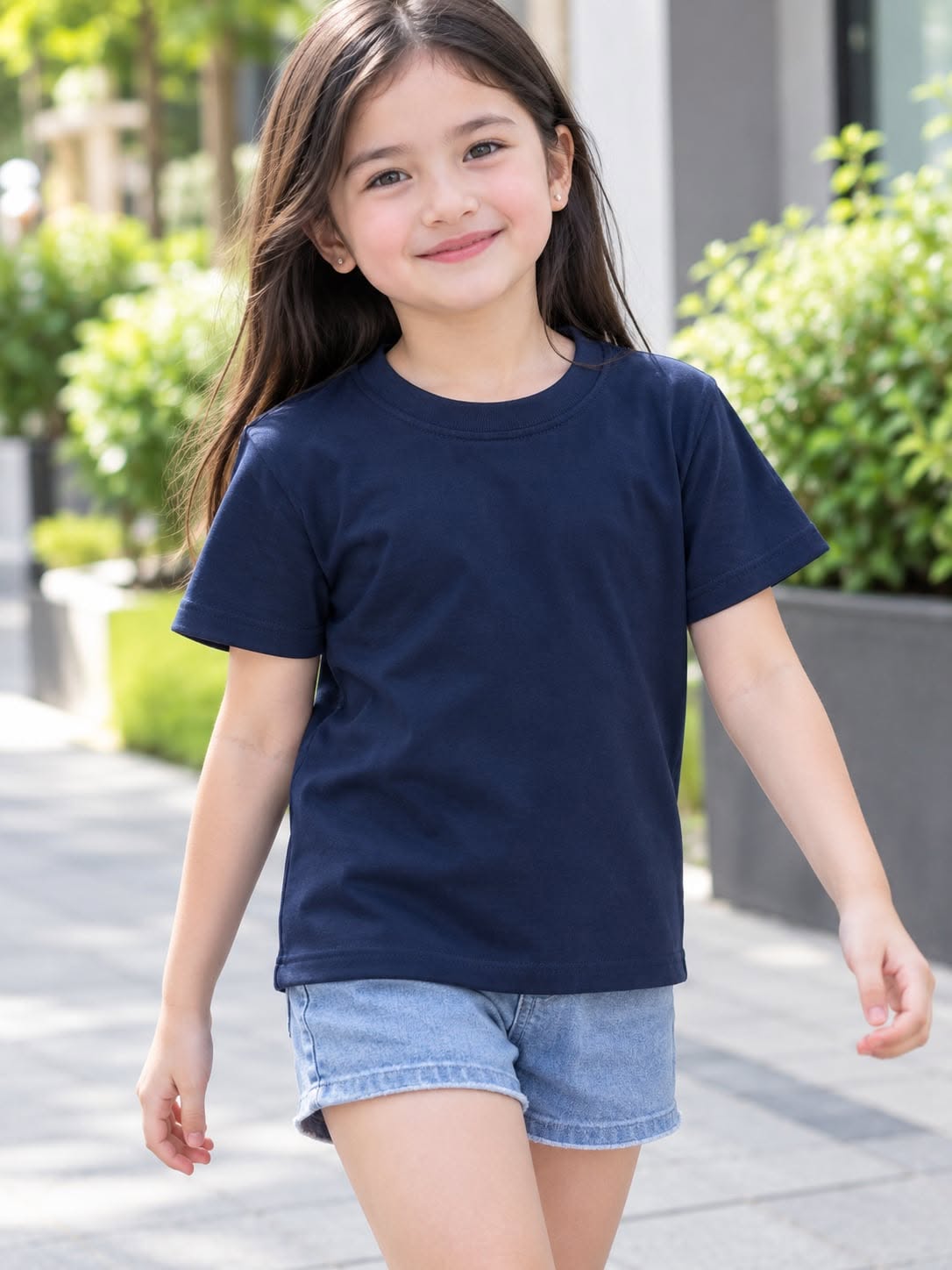 XDM-Kids Cotton Spandex Girls Basic Top  | Soft Stretchy Comfy Outfit | Buy 1 Take 2 Free