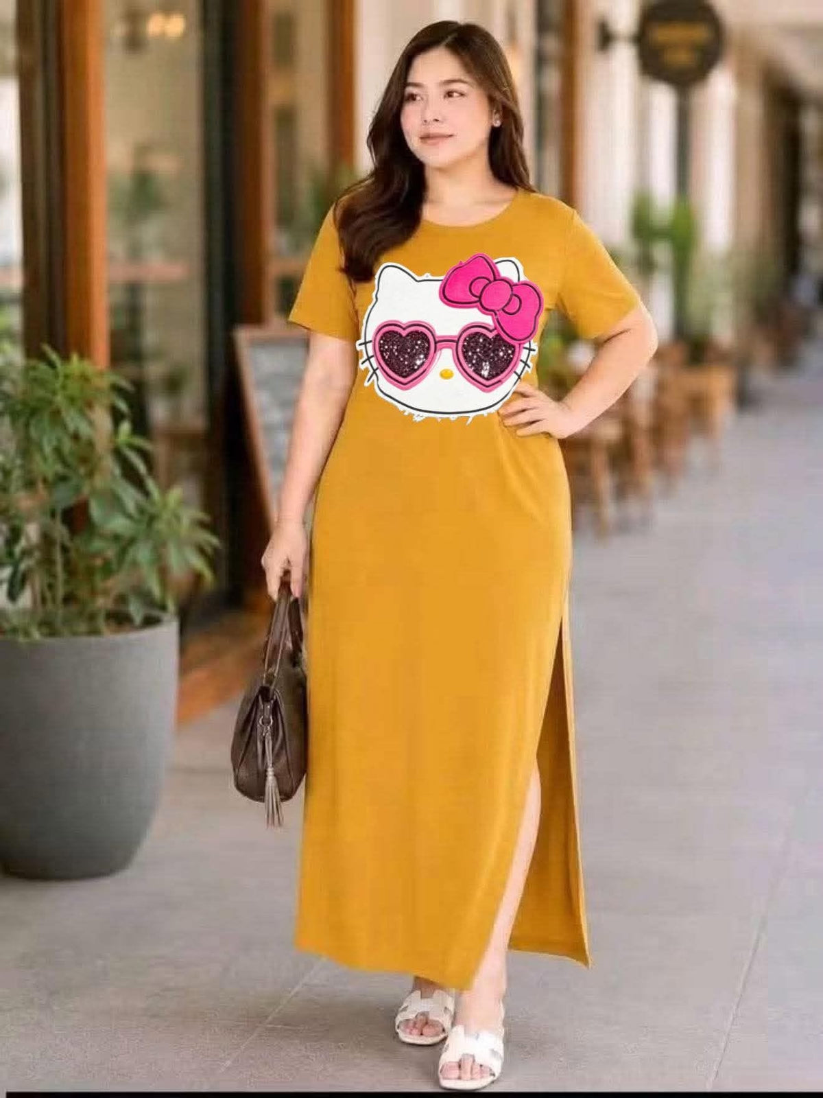 XDM-Serena Side Slit Maxi Plus Size