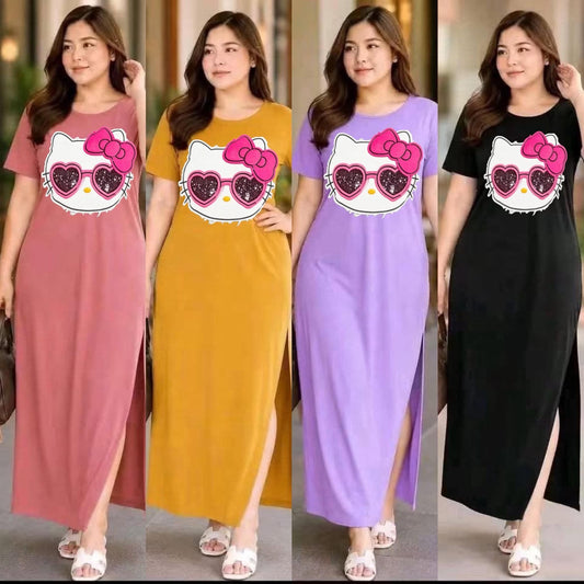 XDM-Serena Side Slit Maxi Plus Size