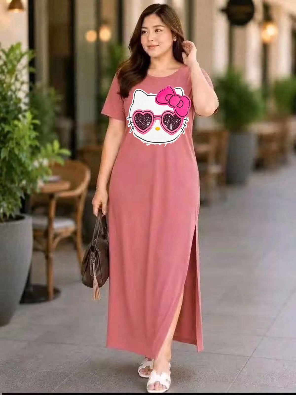 XDM-Serena Side Slit Maxi Plus Size