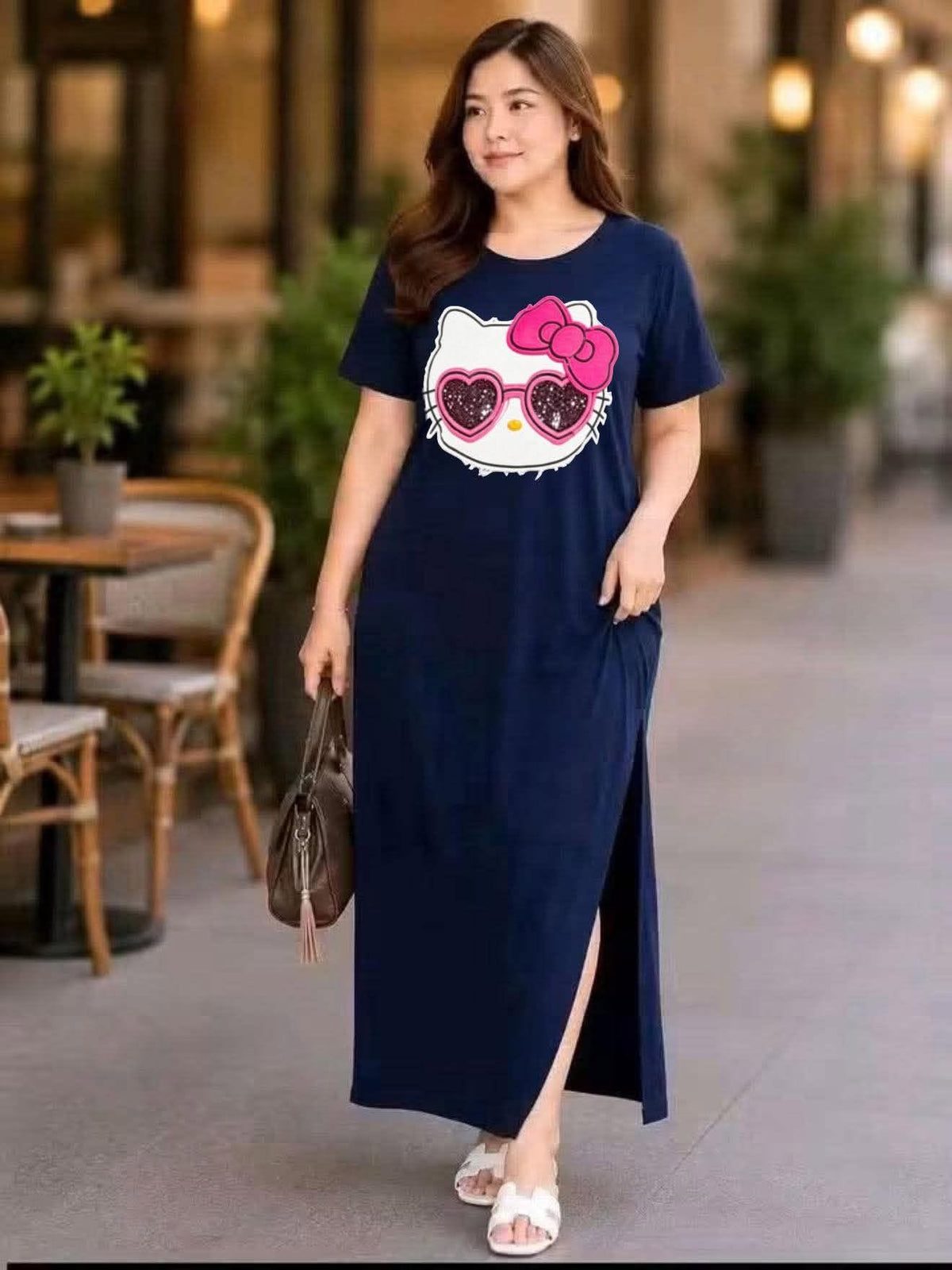 XDM-Serena Side Slit Maxi Plus Size