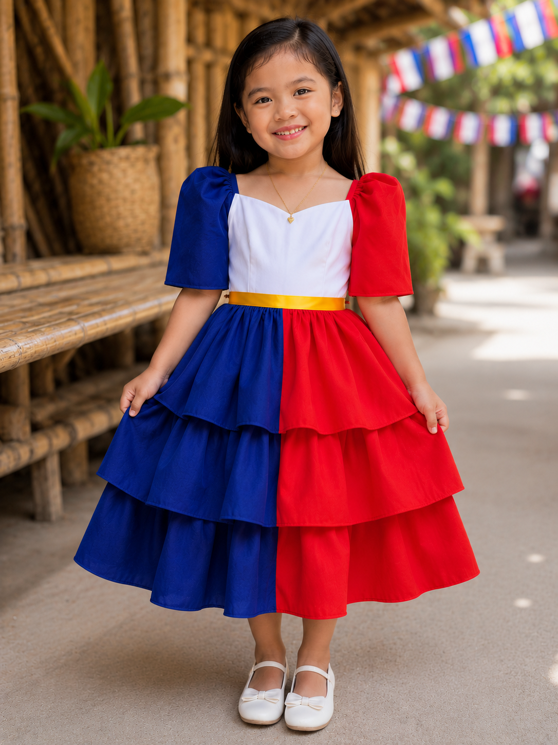 XDM Kids Filipiniana Dress & Matching Boys Filipino Coordinates | Premium Collection | Perfect for Buwan ng Wika, School Programs & Cultural Events