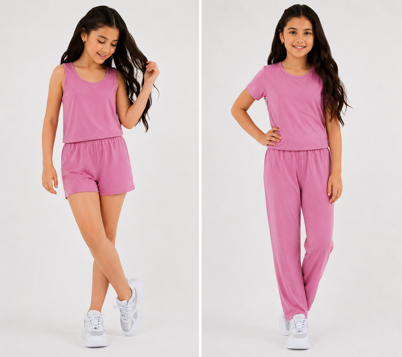 DM - 4-in-1 Sulit Pajama Set! Soft Cotton Spandex Sleepwear for Kids & Teens | Includes Sando, T-Shirt, Shorts & Pants |