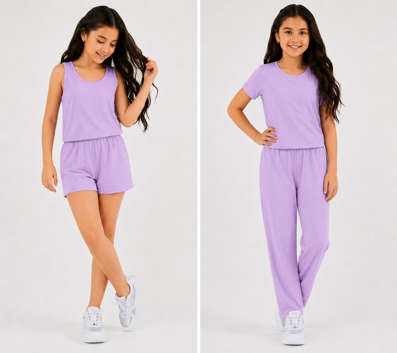 DM - 4-in-1 Sulit Pajama Set! Soft Cotton Spandex Sleepwear for Kids & Teens | Includes Sando, T-Shirt, Shorts & Pants |