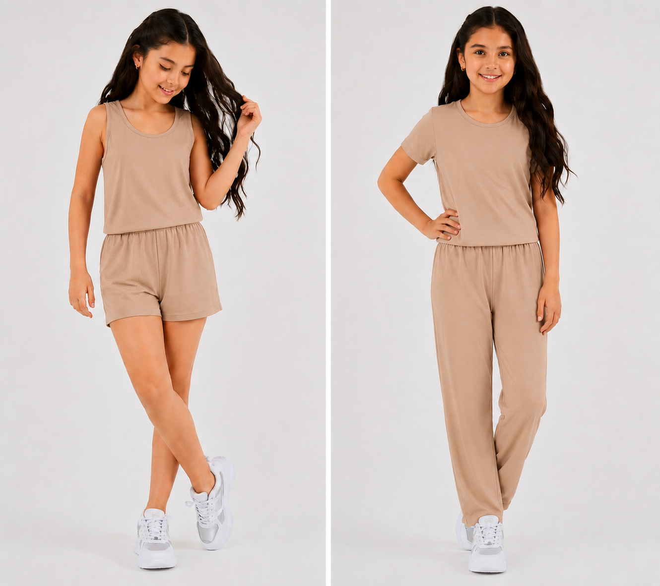 DM - 4-in-1 Sulit Pajama Set! Soft Cotton Spandex Sleepwear for Kids & Teens | Includes Sando, T-Shirt, Shorts & Pants |