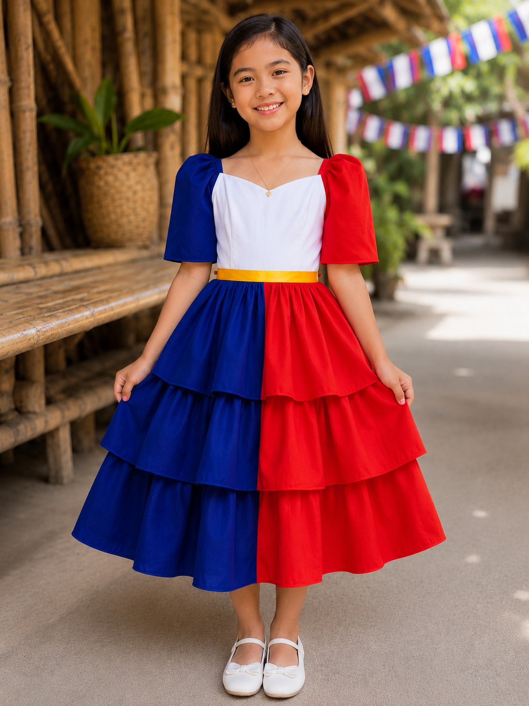 XDM Kids Filipiniana Dress & Matching Boys Filipino Coordinates | Premium Collection | Perfect for Buwan ng Wika, School Programs & Cultural Events