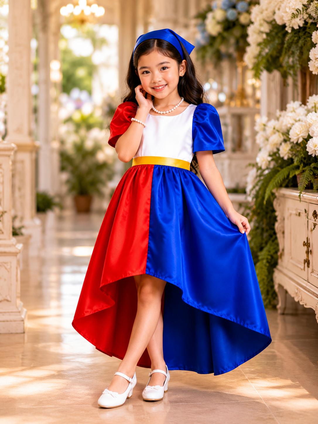 XDM Kids Filipiniana Dress & Matching Boys Filipino Coordinates | Premium Collection | Perfect for Buwan ng Wika, School Programs & Cultural Events